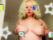 Blonde BBW with Big Tits