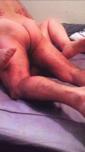 My neighbor cums over and over again, he can't get enough   Clip 1