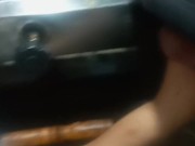 Lava platos mamando la verga del chef