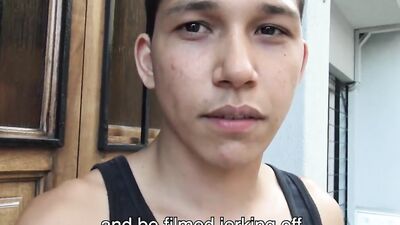 Cock hungry Latino gives stranger a bj and gets screwed