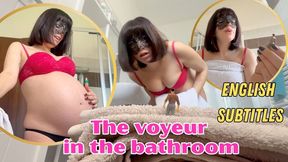 Cleo Domina - The voyeur in the bathroom - ENG SUB - VORE