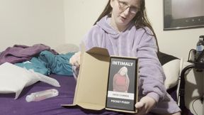 Unboxing Heidi's custom pocket pussy