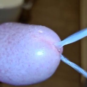 Cumshot in Slow Motion and Moaning