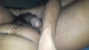 085 wetting the whole bed while taking dick