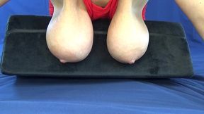 adult saggy boobs close up