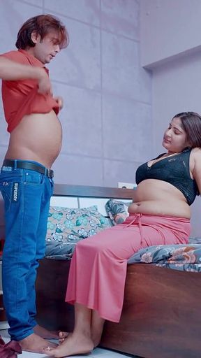 Desi Hot Bhabhi Seduced by Ac Technician in the Sexy Room