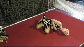 1 on 1 Bondage Escape Challenge from BoundCon on Tour in Munich - The one and only Real Escape Challenge - Lena King - Part 2 mp4