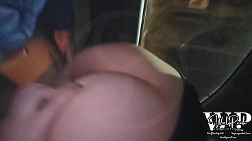 MtF Asian redhead transsexual shemale trap cum dump ImpregnableLexa sucks Daddy Dominant WolfDaddy901 in car at public rest area
