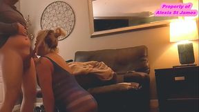 Bent over and fucked after getting my ass licked ALEXIA ST JAMES