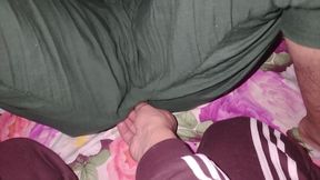 Pressed the Nipples and Inserted a Finger in the Pussy