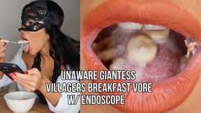 Ultimate unaware breakfast experience | Giantess vore pov - Lalo Cortez and Vanessa