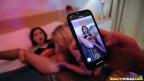 Oliver Flynn's Alleyway Passion Sparks Blonde Threesome Heat