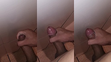 my dick glowing with horny and cumshot