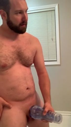 Tiktoker fucks his fleshlight for the first time.