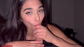 Sexy Teen Street Walker Sucks This Dick &amp_ Swallows Cum