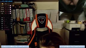 Naughty teacher with risky boobs flashing in public during class