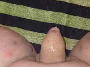 Chubby fast cum with fake pussy flashlight