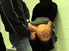 lovers in toilet restaurant