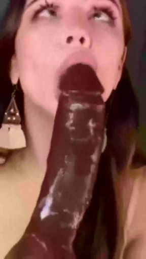 Slim blonde amateur pro gives a tasty BJ with big tits and big dick