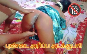 Chennai Tamil Horny Huge Boobs Mother in Law Seduced Her Son in Law to Get Fuck. Full Tamil Audio with Loud Moaning