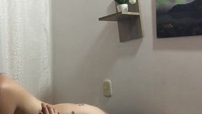 My girlfriend cums and moans when I penetrate her with my strapon