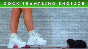Busting Your Face & The Cum From Your Balls Under My Buffalo Trainers (238) - Sole Cam - Cock Trample Trampling CBT Femdom Sneaker Crush