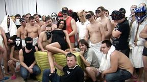 ”WILD FUCKING AT CZECH GANG BANG”