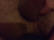 Hairy Straight Guy vs Butt Plug