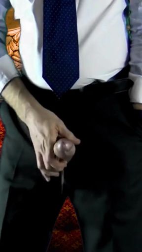 Must-see moment from "Upper Class Gemtleman Wanks His Thobbing Cock (Fantasy) DIRTY DADDY VIDEO"