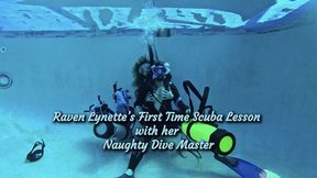 Raven Lynette’s First Time Scuba Lesson with her Naughty Dive Master Nathalia 4K