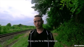 Czech Hunter 548 – Blonde Twink Has His Tight Asshole Obliterated From Daddy’s Big Cock