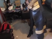 Sexy Loki cosplay undressing