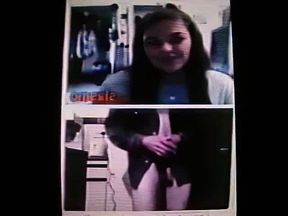 Wicked young lady plays her part well for my CFNM video (+ sound )