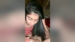 Deshi Blowjob&handjob Sexy Indian Girl Sucks Sloppy Juicy Cock