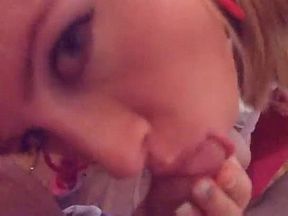 Pigtailed Amateur Blowjob