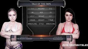 Tattooed women trailer with naughty Lydia Black and Kaiia Eve from Evolved Fights Lez