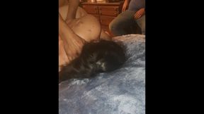 Hubby Watches As I Suck And Fuck Bbc Neighbor For Creampies