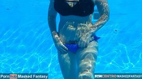 Naughty slave waits for MILF Mistress to return home