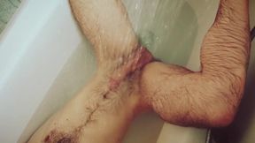 Shower Rain Endurance Edging A gay skinny guy gets wrecked slow and steady