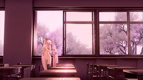 Virtual idol Hatsune Miku and Sakura no Ame in full nude mod