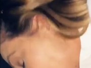Cherie Snaps Sloppy Blowjob In The Car
