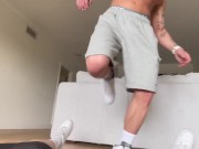 Hot Jock Colt Spence Kicks, Ballbusts and Dominates Blindfolded Sub SoleMateLA