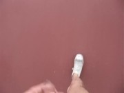 naked handjob ride in the street and at the station