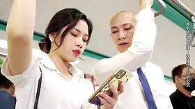 Modelmedia asia-rr-017-office lady gets ravaged on public metro-lin yan-best original asia sex