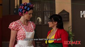 sexmex - a threesome with chiquilina and mrs. stretchy . nicole zurich mica spengler