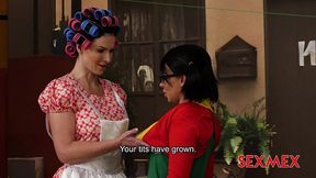 sexmex - a threesome with chiquilina and mrs. stretchy . nicole zurich mica spengler
