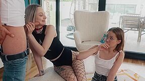 Russian Chick Seduced Her Friends Boyfriend In Front Of Her Eyes