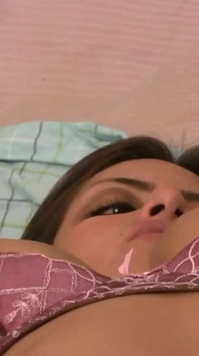 Busty Yurizan Beltran fucks her pussy alone with sex toys