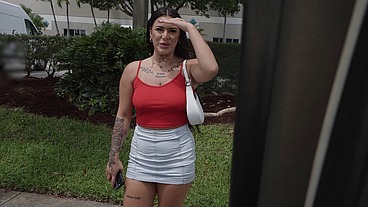 Hottie Get In The Bus For Job Interview