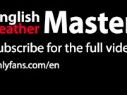 English Leather Master jerks cock and huffs wearing full leathers and leather gloves PREVIEW